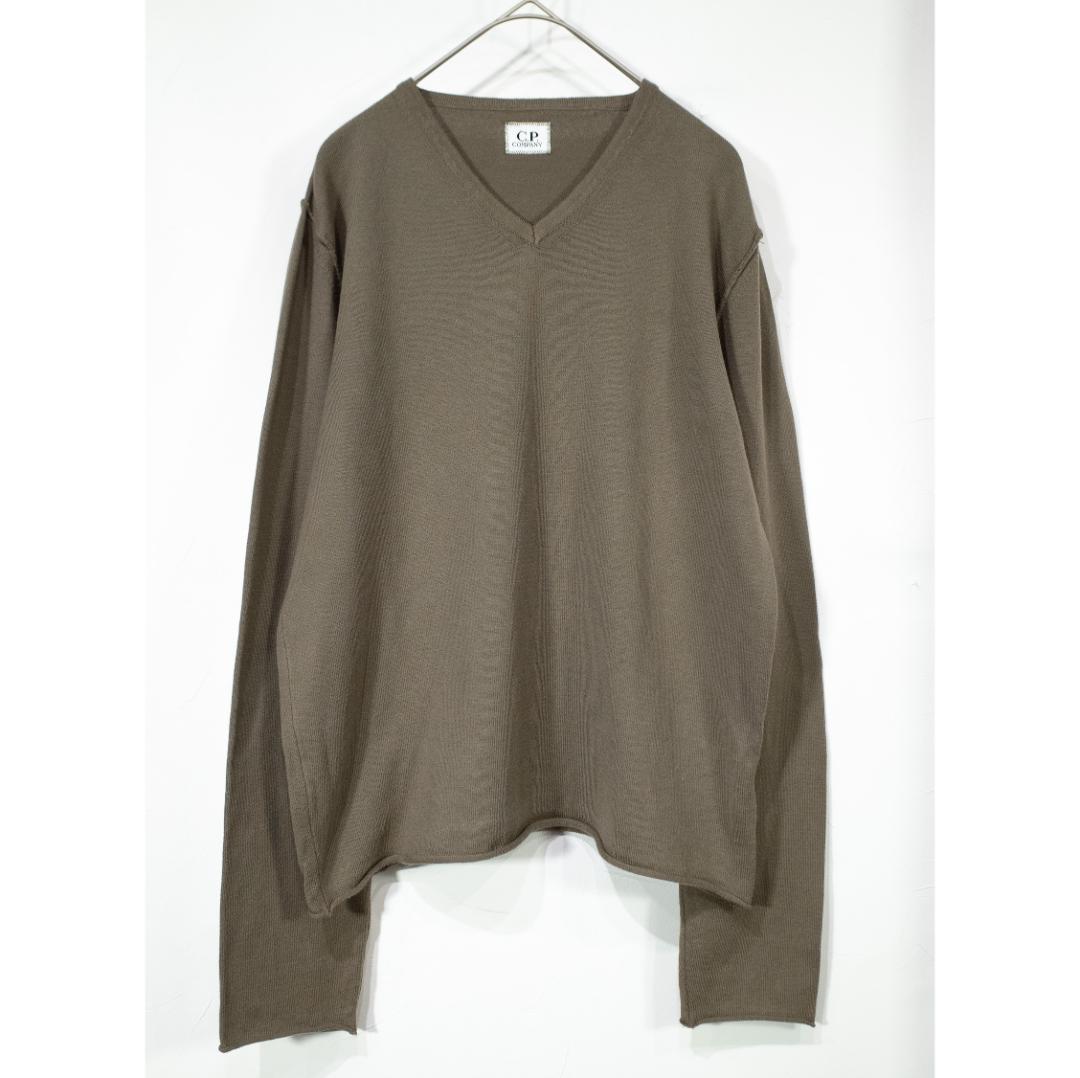 C.P. Company Vネック ニット オリーブ系 ユニセックス メンズS位