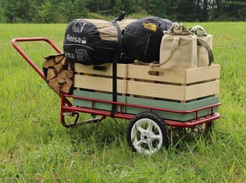 ハングアウトNGM-7240RD キャンプキャリーワゴン 台車 HangOut