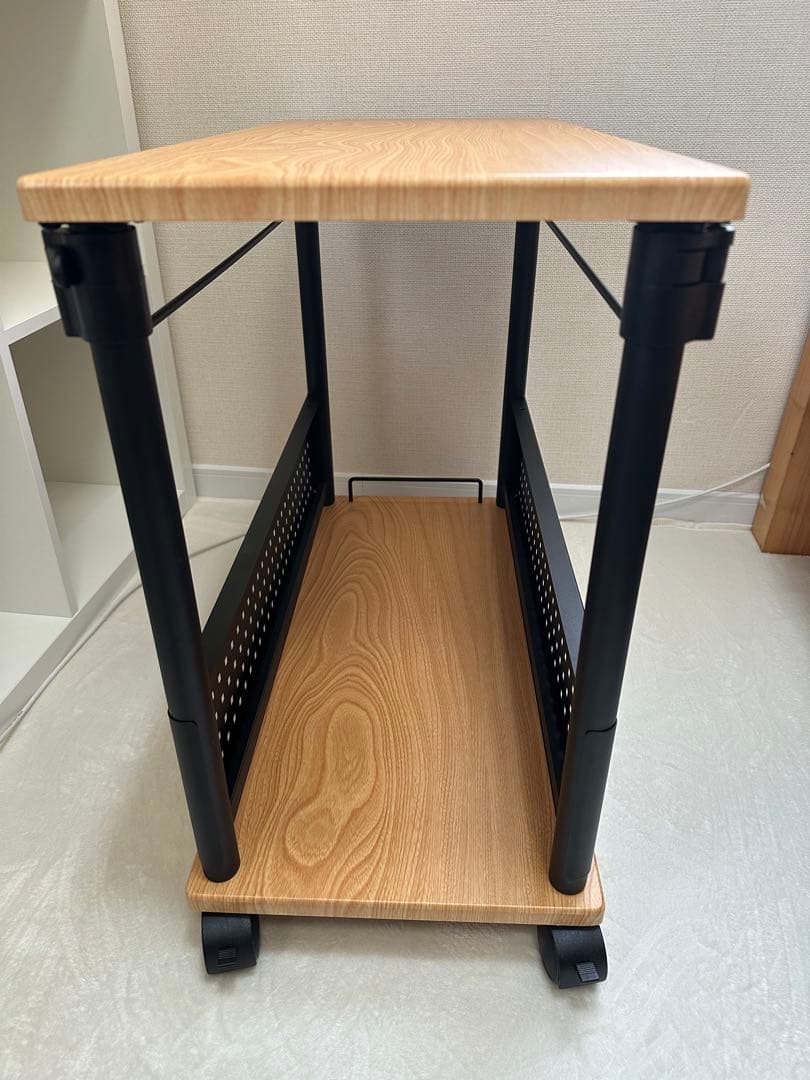 Bauhutte( バウヒュッテ ) 昇降式 パソコンラック pcラック 木目