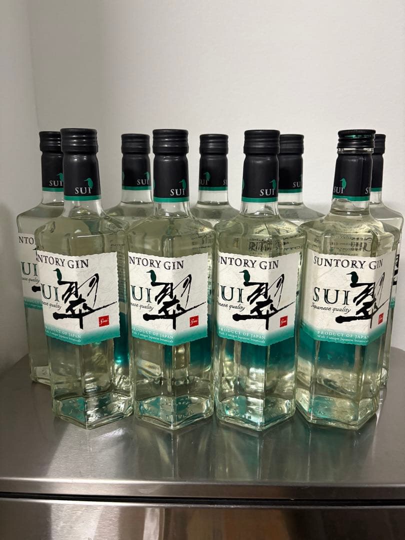 サントリー ジャパニーズ ジン 翠 SUI 40% 700ml 箱なし　9本