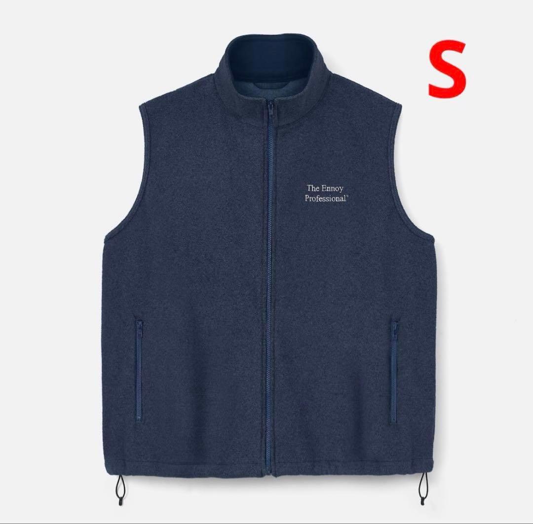 最安！ENNOY PROFESSIONAL FLEECE VEST NAVY S