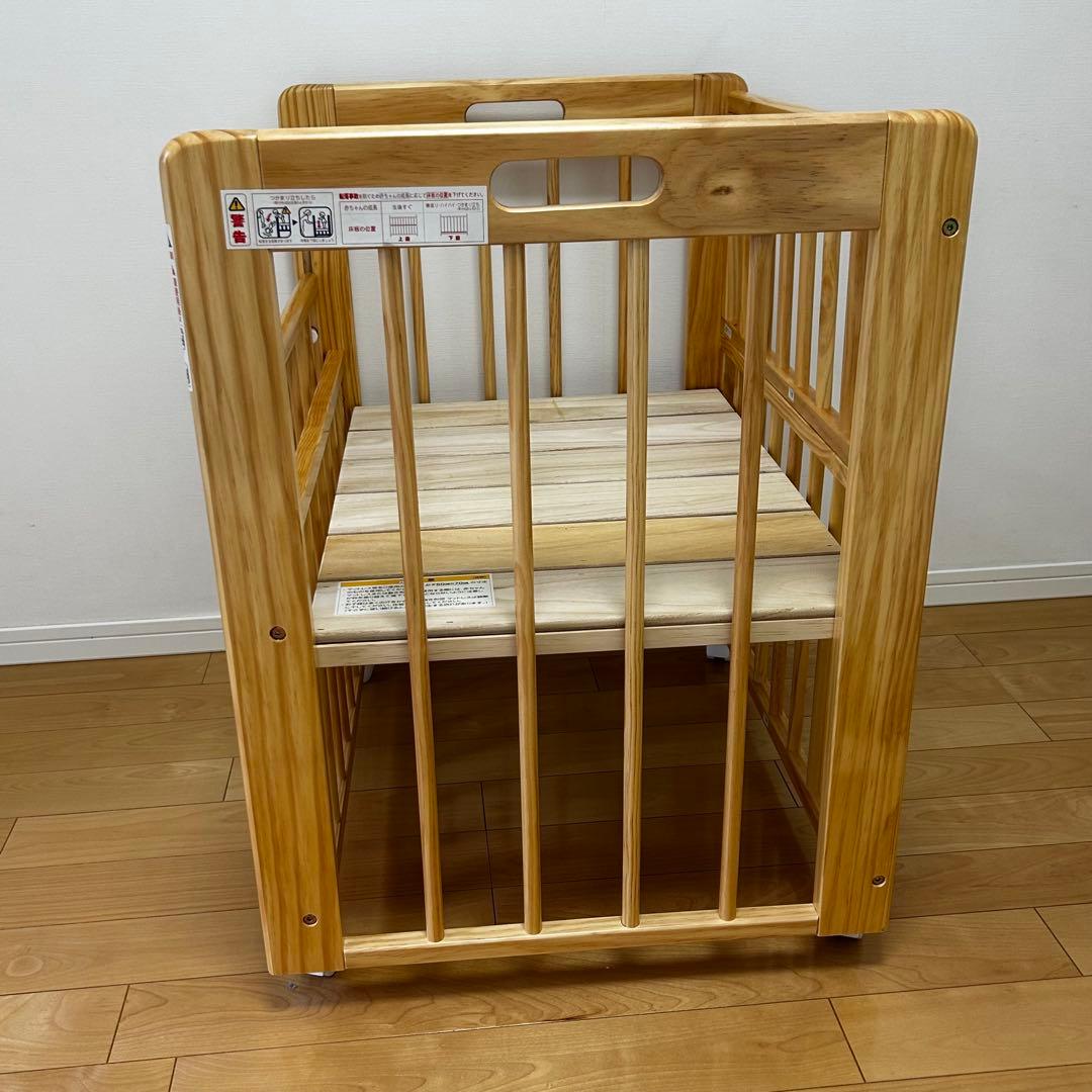 【送料込み】KATOJI カトージ ミニミニベビーベッドⅡ ナチュラル