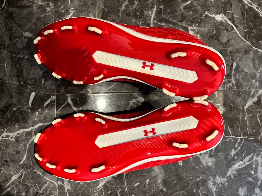 Under Armour スパイクシューズ 28.5cm レッド