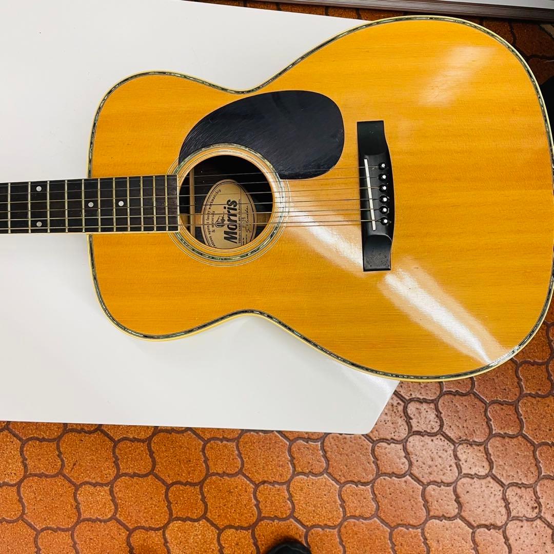 Morris F-25 アコースティックギター ハードケース付き