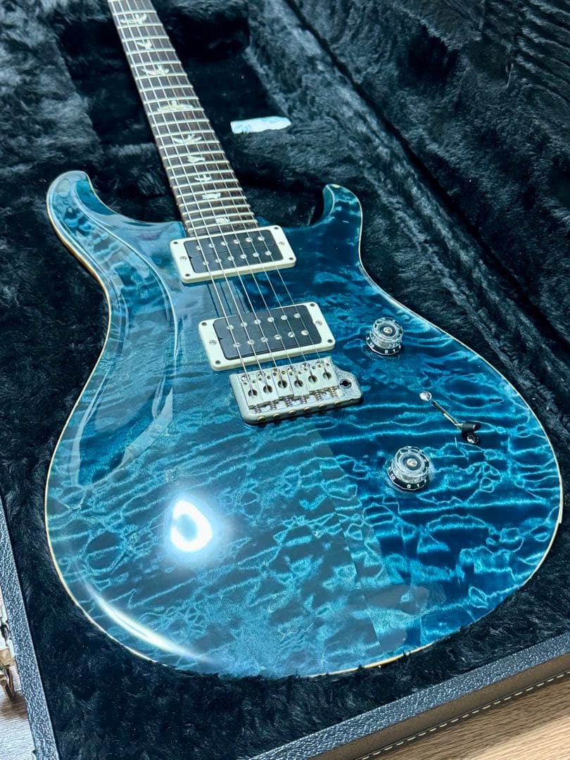 ギター PRS Custom24 10Top Whale Blue Quilt Top