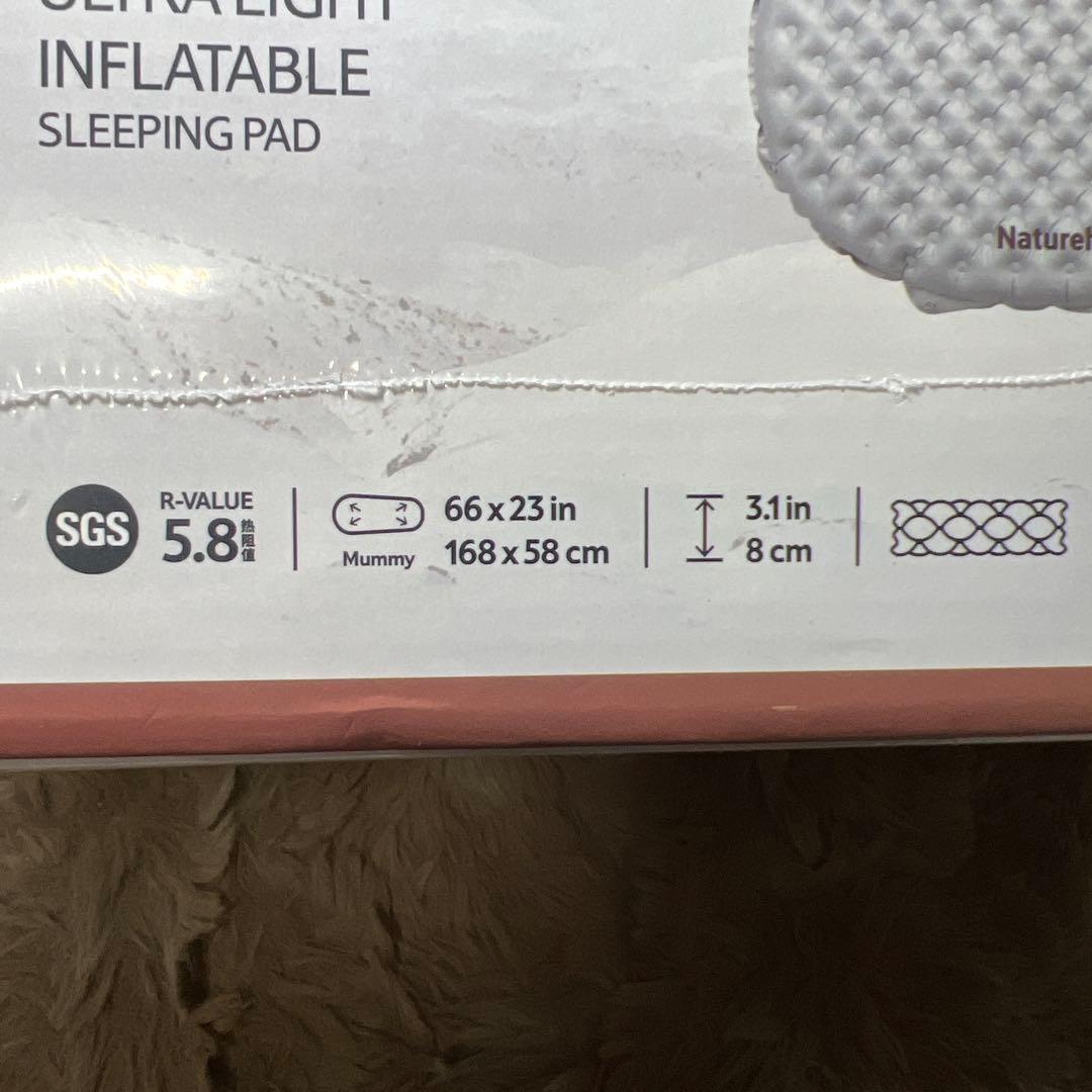 新品未開封　Naturehike 徒野5.8超轻充气垫　超軽量