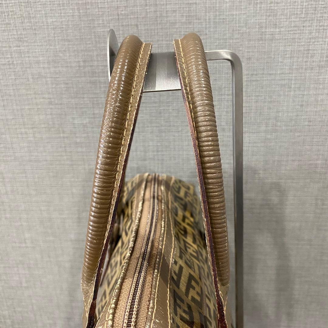 希少【Fendi】オールドフェンディ FFロゴ ズッキーノ ハンドバッグ