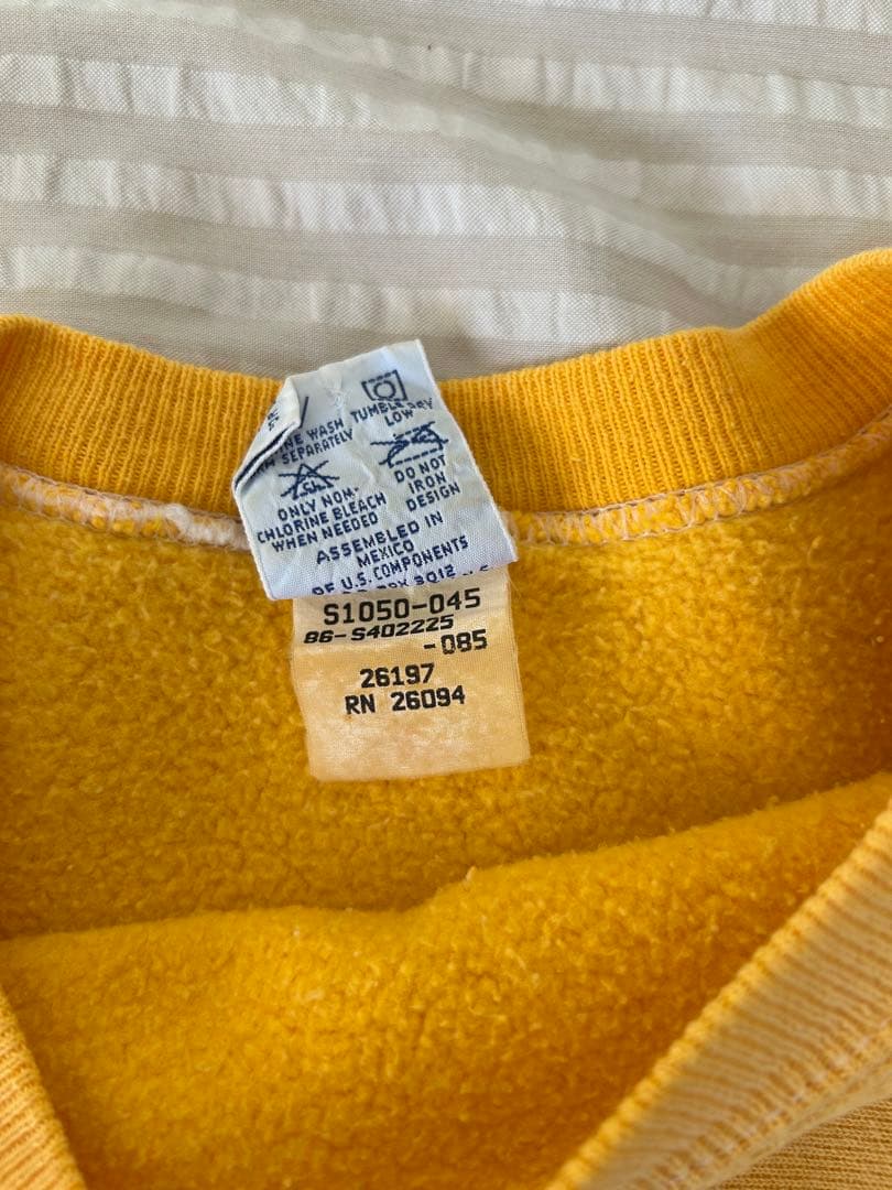 トップス Champion Reverse Weave Medium Yellow