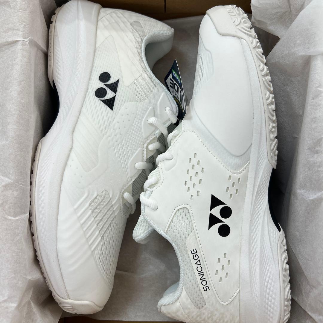 27.0㎝　ソニケージワイド/ホワイト　新品未使用　YONEX　テニス　シューズ