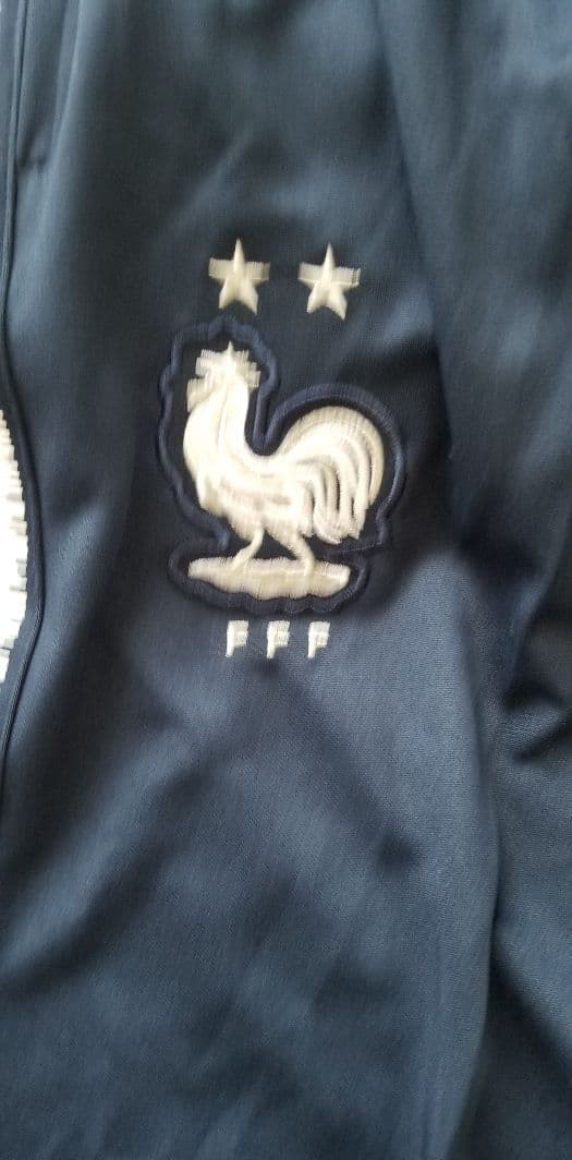 サッカー、フランス代表、ジャージ上下、海外製XL、2018年W杯優勝後のモデル