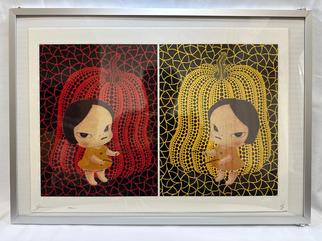 【世界限定100枚】DEATH NYC フレーム付きアート 奈良美智 草間彌生