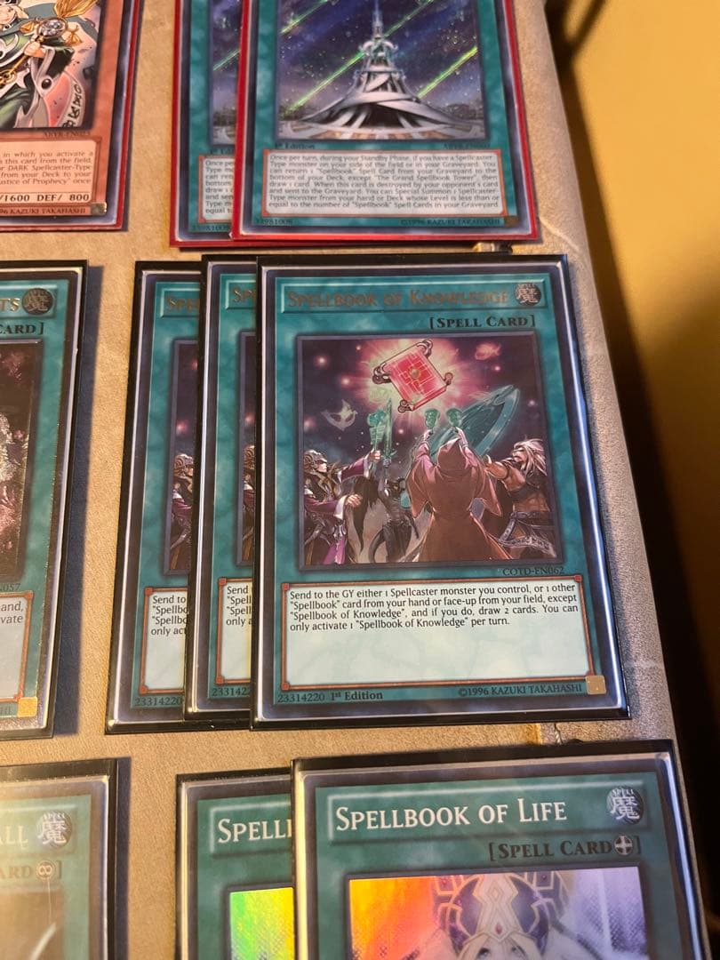 遊戯王　魔導書　デッキパーツ　英語版