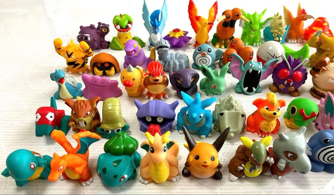 ポケモン指人形　フィギュア　初代(1996〜1998)まとめ売り　76個 美品
