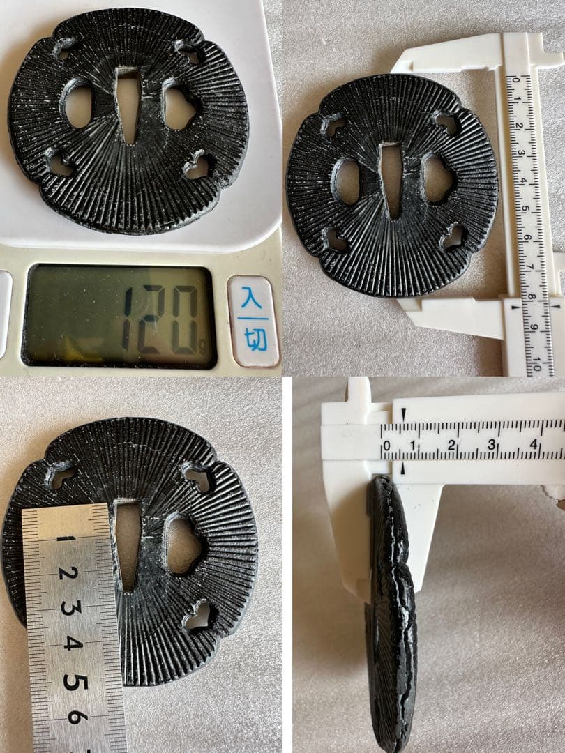 合金製 金属製 鍔 鐔　つば 9点まとめ　刀装具 武具 25