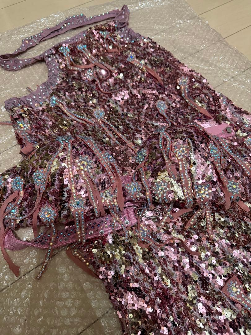 スパンコール キラキラベリーダンス 衣装（試着のみ）