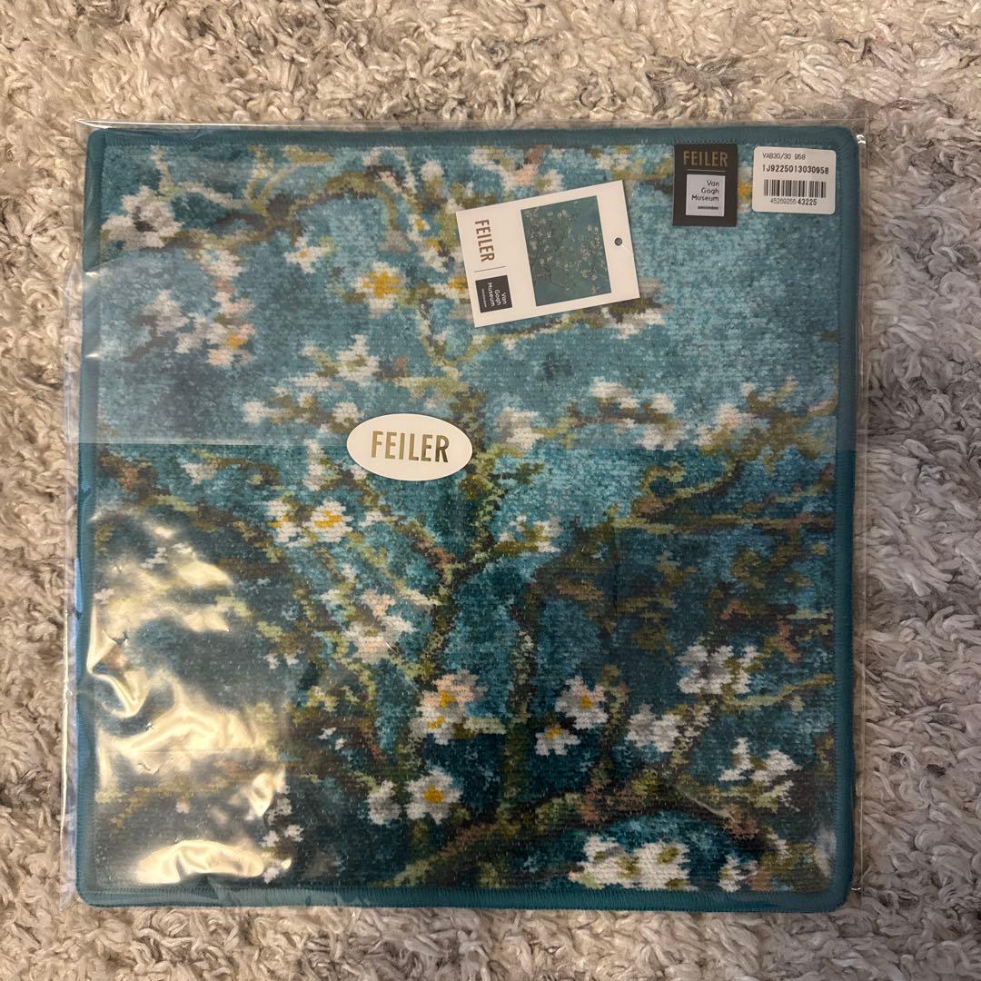 新品未開封　FEILER 花柄ハンカチ 2枚セット　ゴッホ