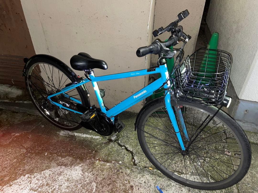 Panasonic 電動アシスト自転車 青　velostar
