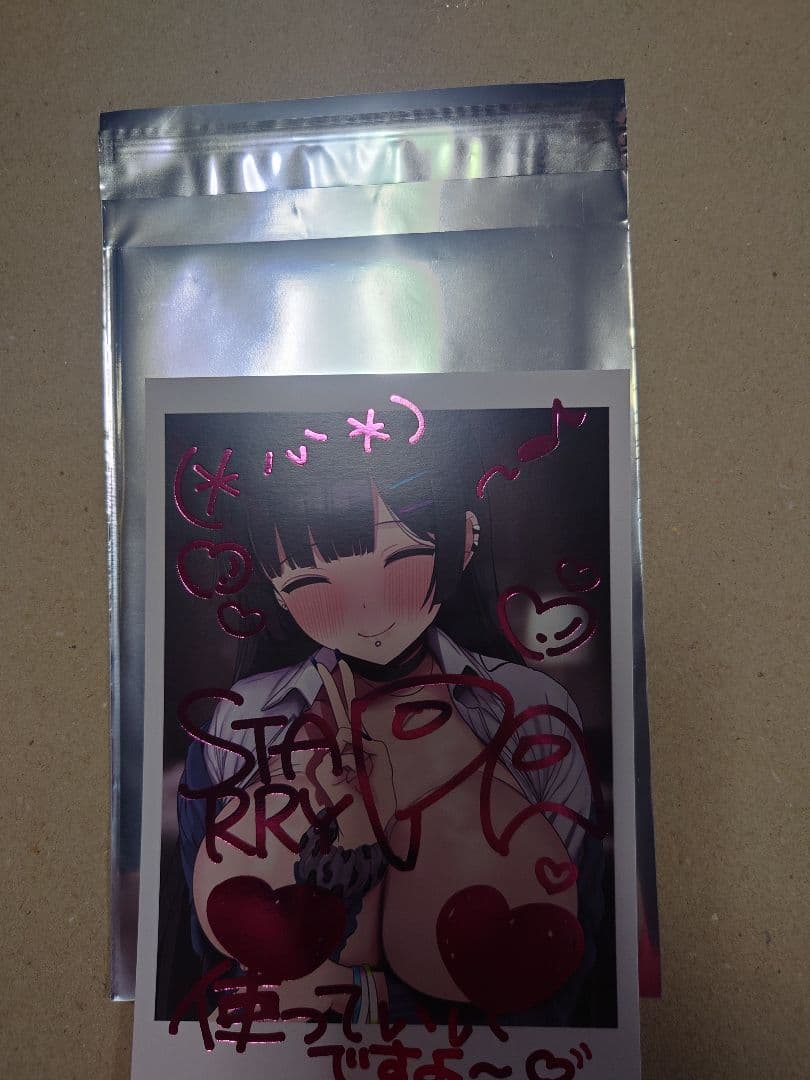 C107コミケ ろうか PAさん チェキ風イラストカード