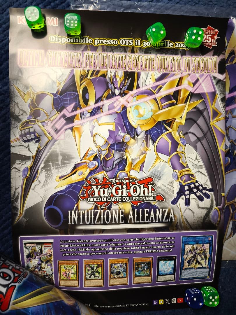 遊戯王　EU 英語版　アライアンスインサイト　プレイマット　ポスター　伊　新品