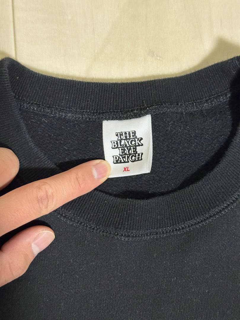 【値下げ中】THE BLACK EYE PATCH スウェット 黒 XL