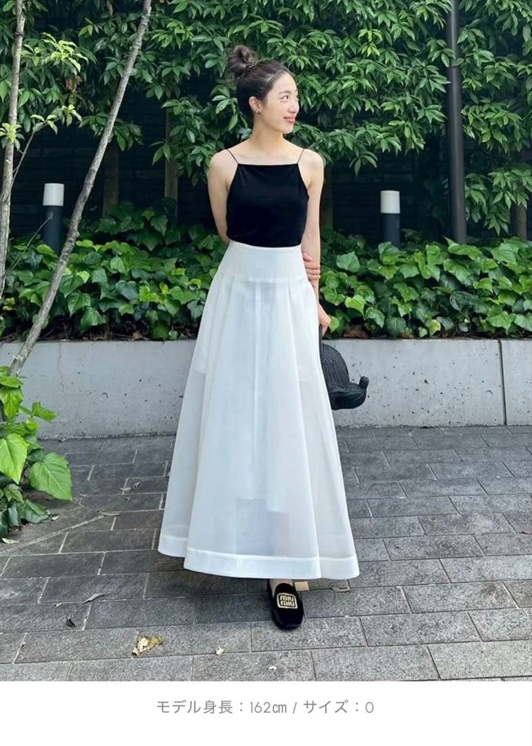 新品cygne ベロアキャミソール Maw ブラック　サイズ０shucoさん愛用