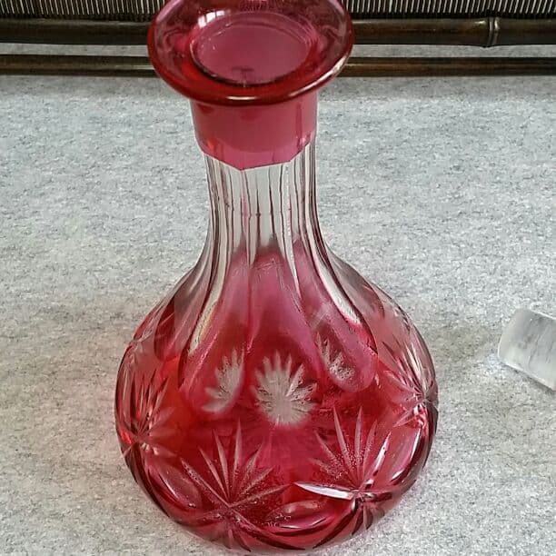 薩摩切子？　デキャンタ