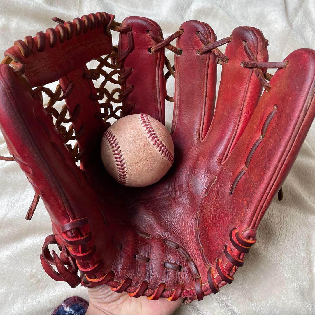 魔界ポケット。ウィルソンスタッフ　デュアルWilson 硬式野球グローブ