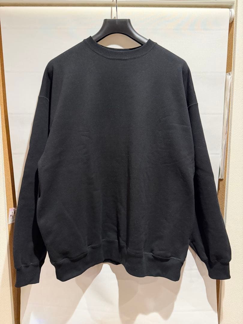 グラフペーパー AZUMA Terry Crew Neck Sweat