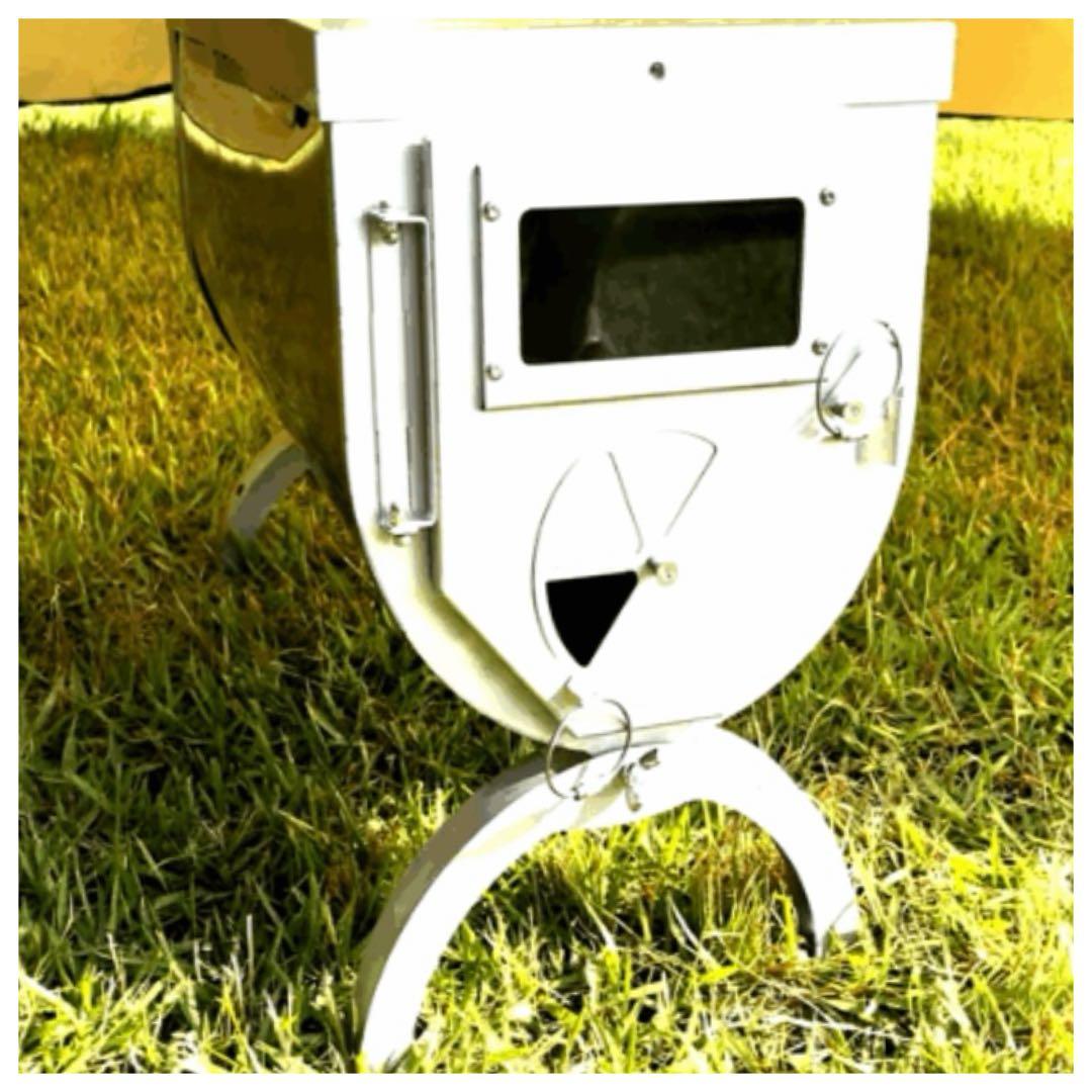 薪 ストーブ アウトドア 調理器具 暖炉 キャンプ 煙突付き 送料無料・匿名配送