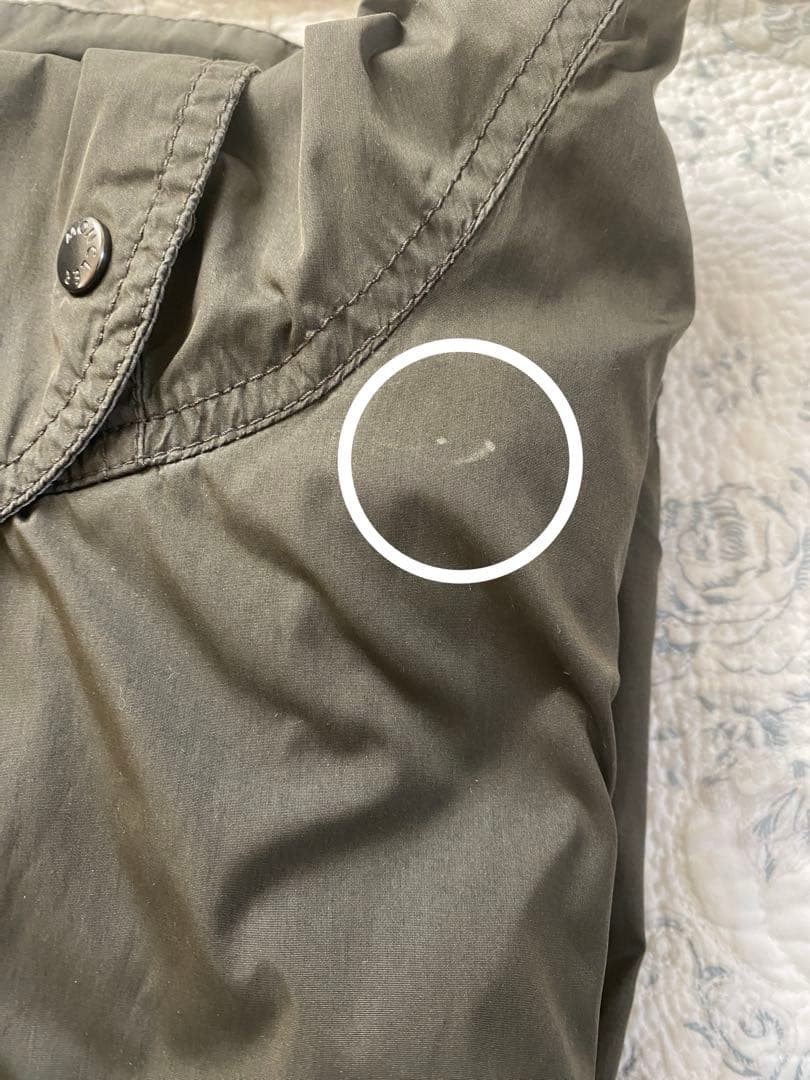 モンクレール MONCLER ナイロンジャケット 0 カーキ やや難あり