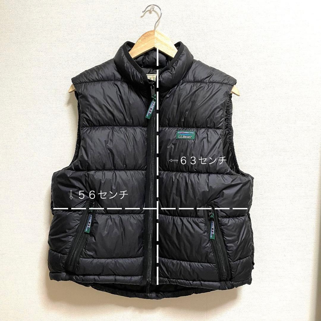 【美品】L.L.Bean ブラック ダウンベスト　Regmedium 即日発送
