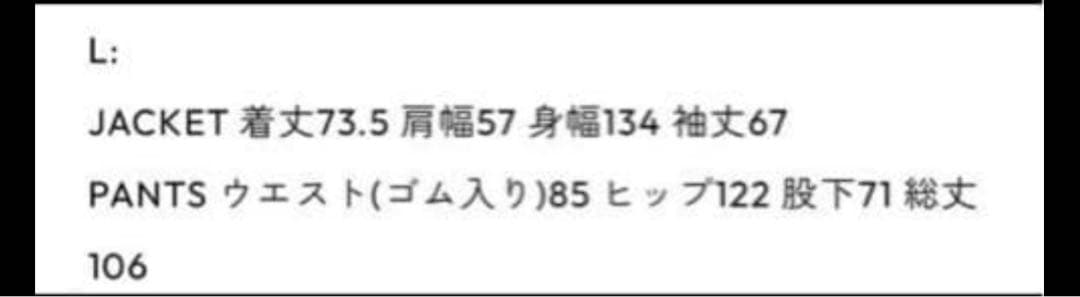ennoy シャカシャカ2024 セットアップLサイズ　ゲリラ　黒