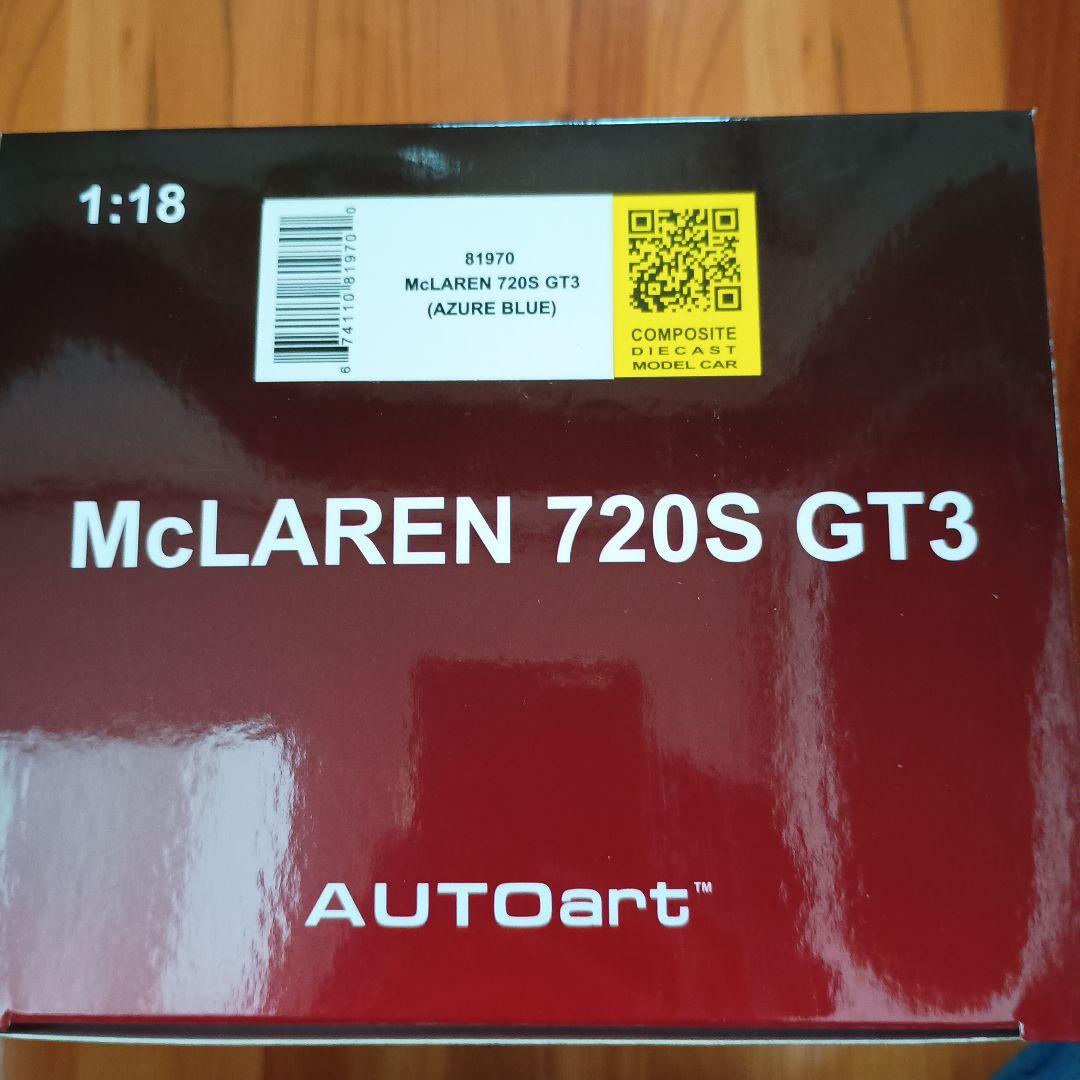 オートアート1/18 マクラーレン720S GT3アズールブルー