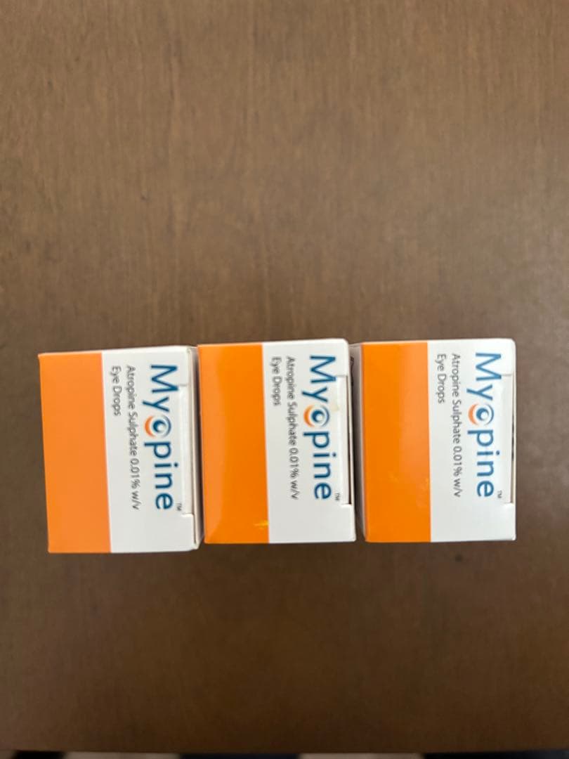 Myopine アトロピン硫酸塩 目薬 3本セット