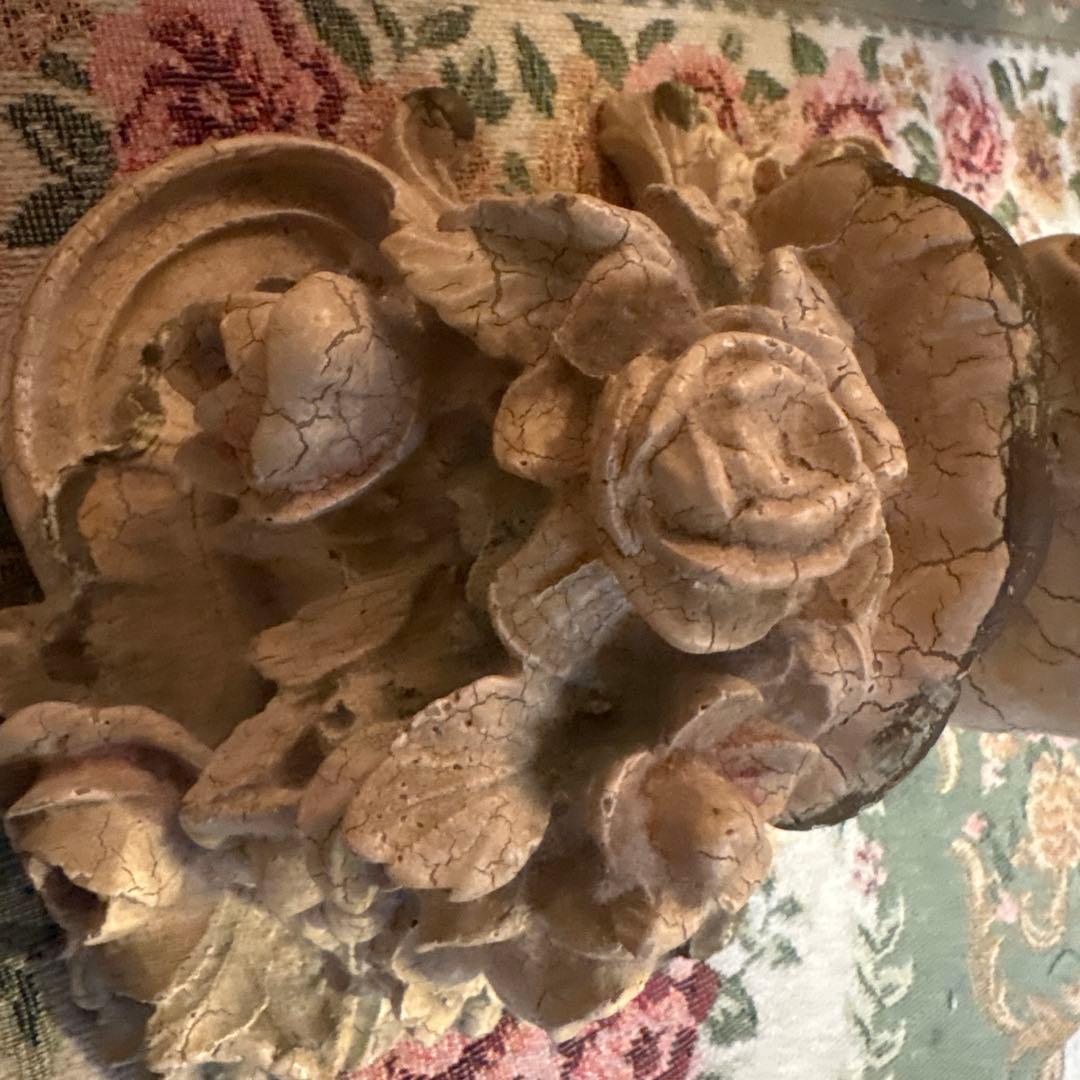 エンジェル❣️アンティーク風 コンソール❣️彫刻付き