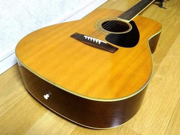 70年代 ヤマハ FG250J アコースティックギター 黒ラベル 当時物 現状