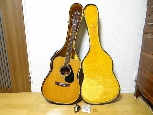 70年代 ヤマハ FG250J アコースティックギター 黒ラベル 当時物 現状