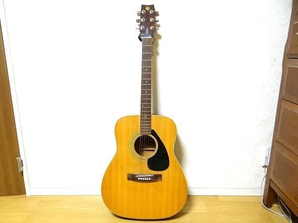 70年代 ヤマハ FG250J アコースティックギター 黒ラベル 当時物 現状
