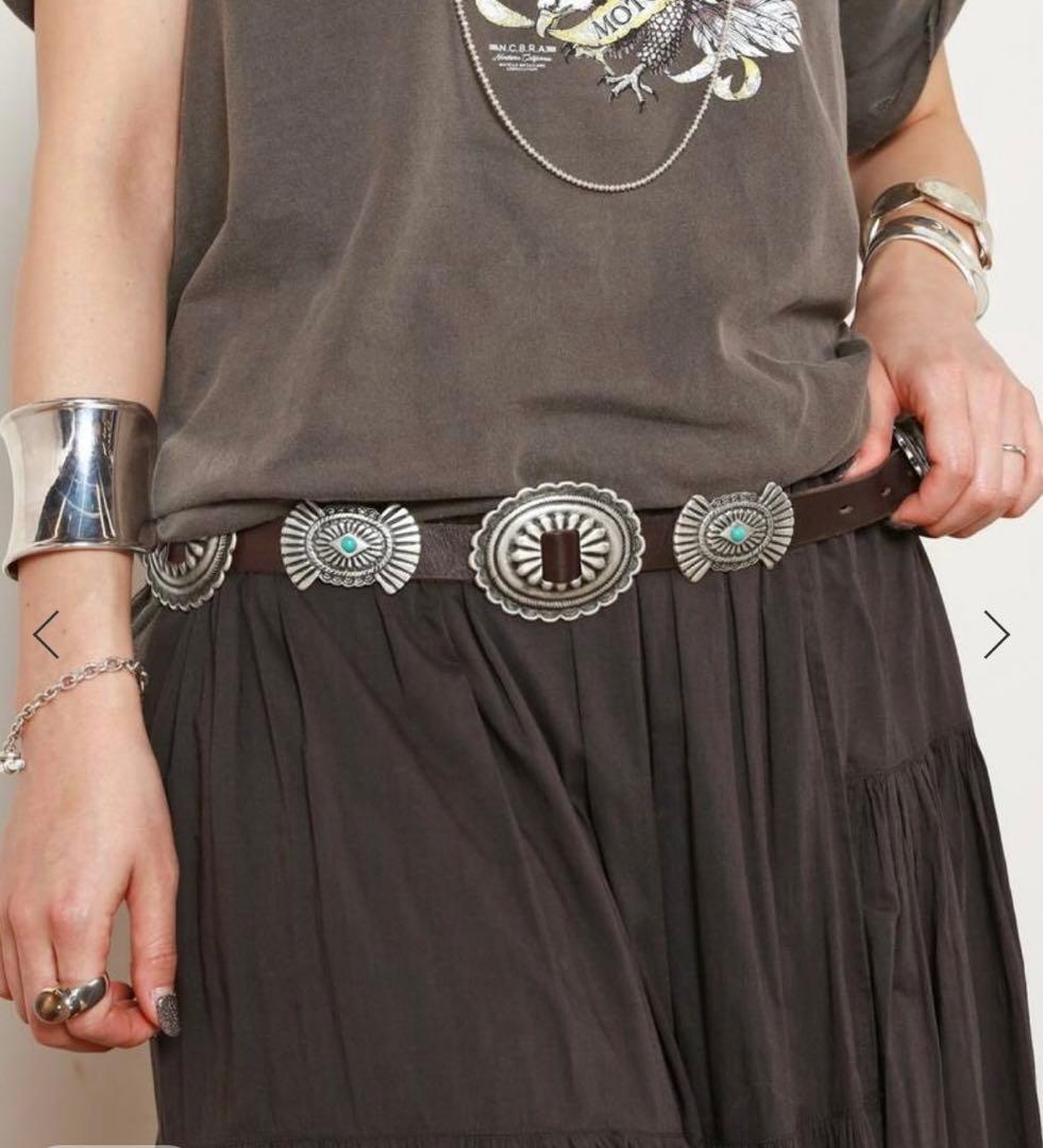 【PUNTOVITA/プントヴィータ】　CONCHO レザーベルト