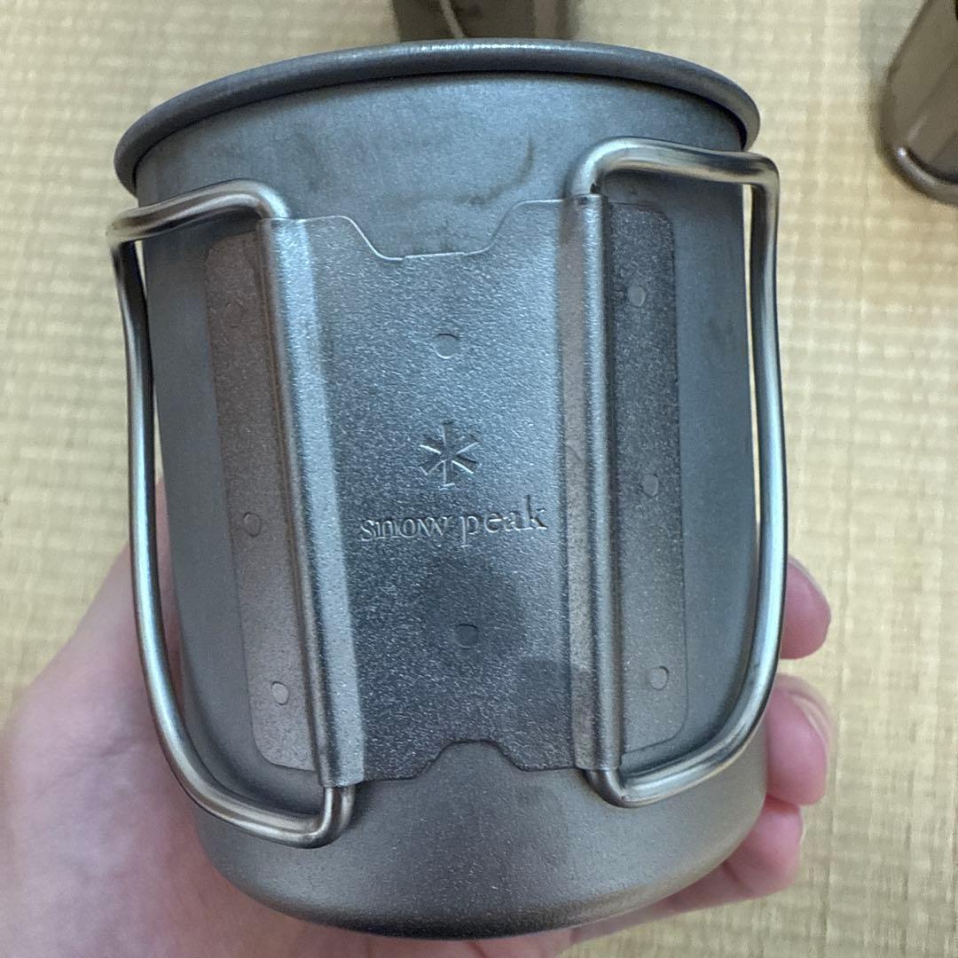  peak チタン マグカップ 4個セット