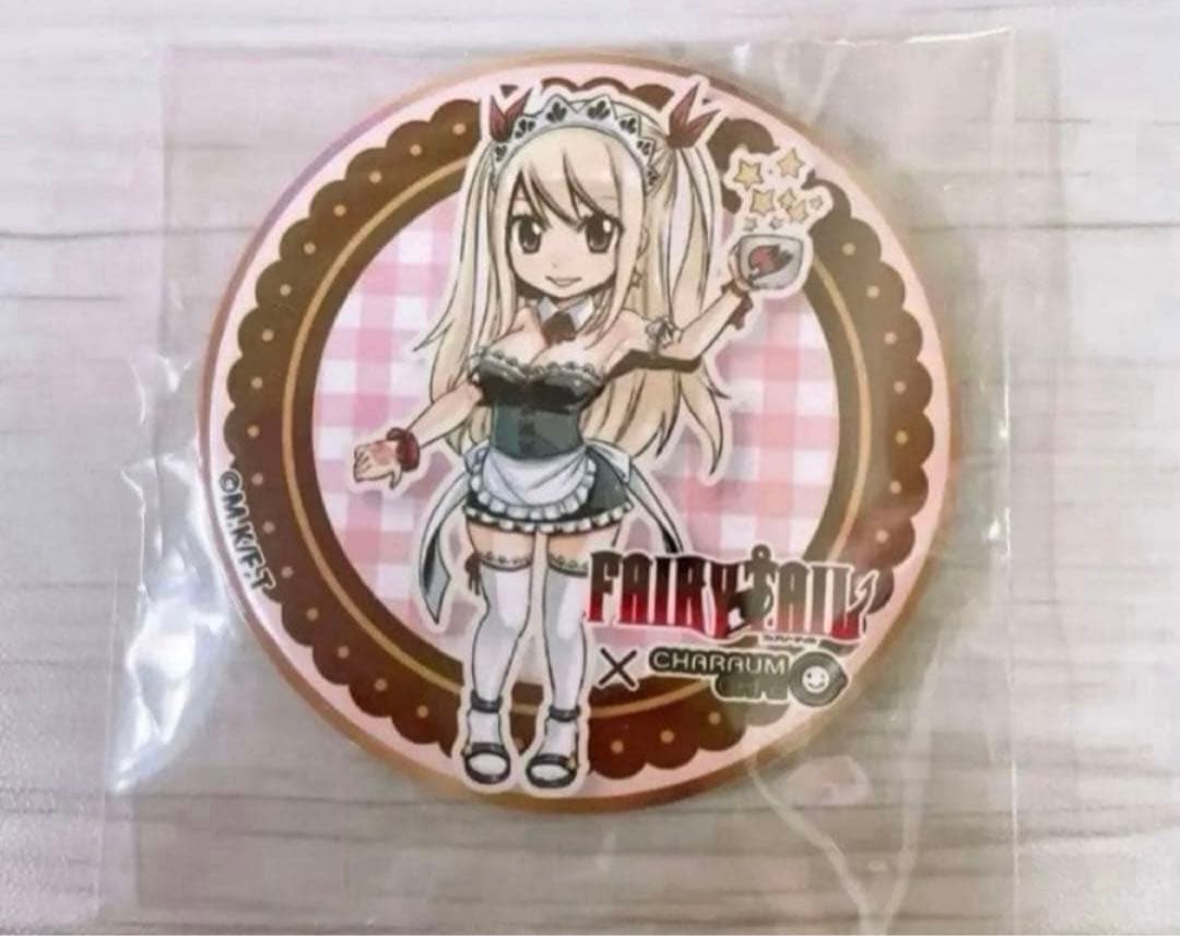 ☆ FAIRYTAIL キャラウムカフェ ルーシィ 缶バッジ② ☆ ※超レア！！