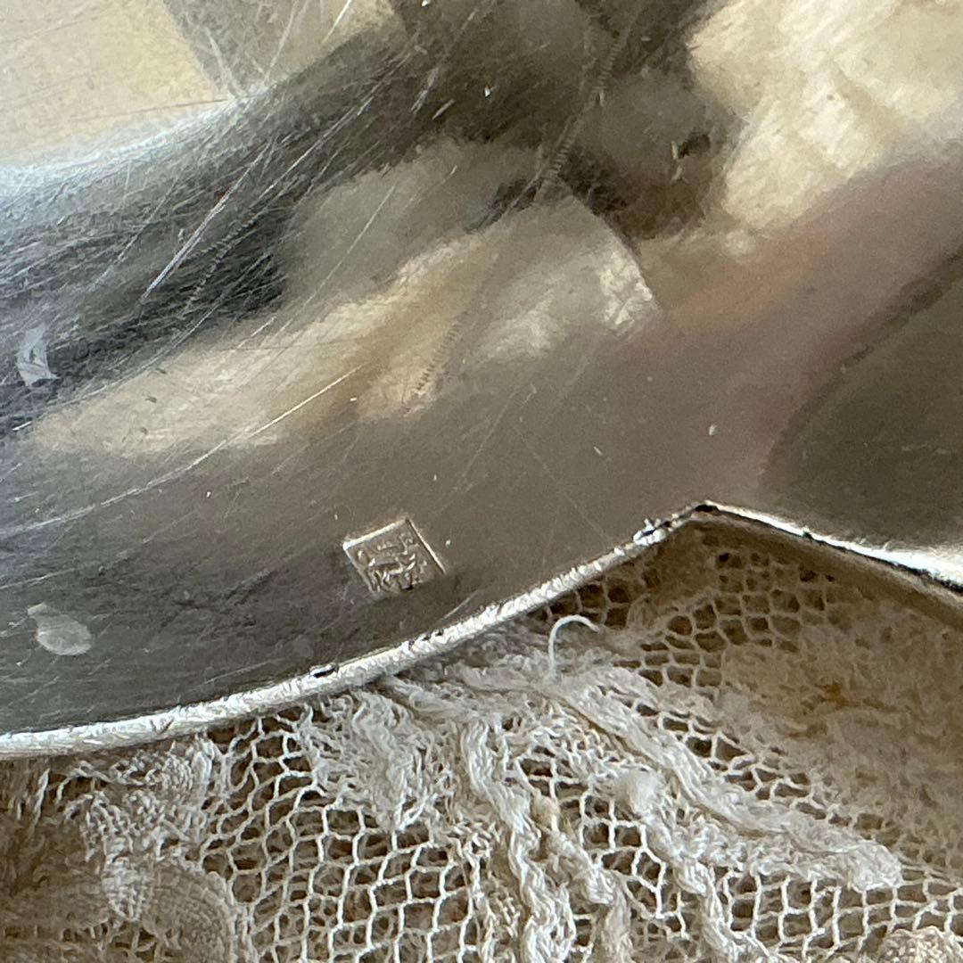 フランスアンティーク　すずらん　ERCUIS　レードル（大）イニシャルモノグラム