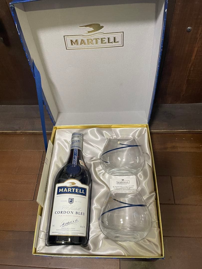 マーテル　コルドンブルー旧ボトル　グラスセット