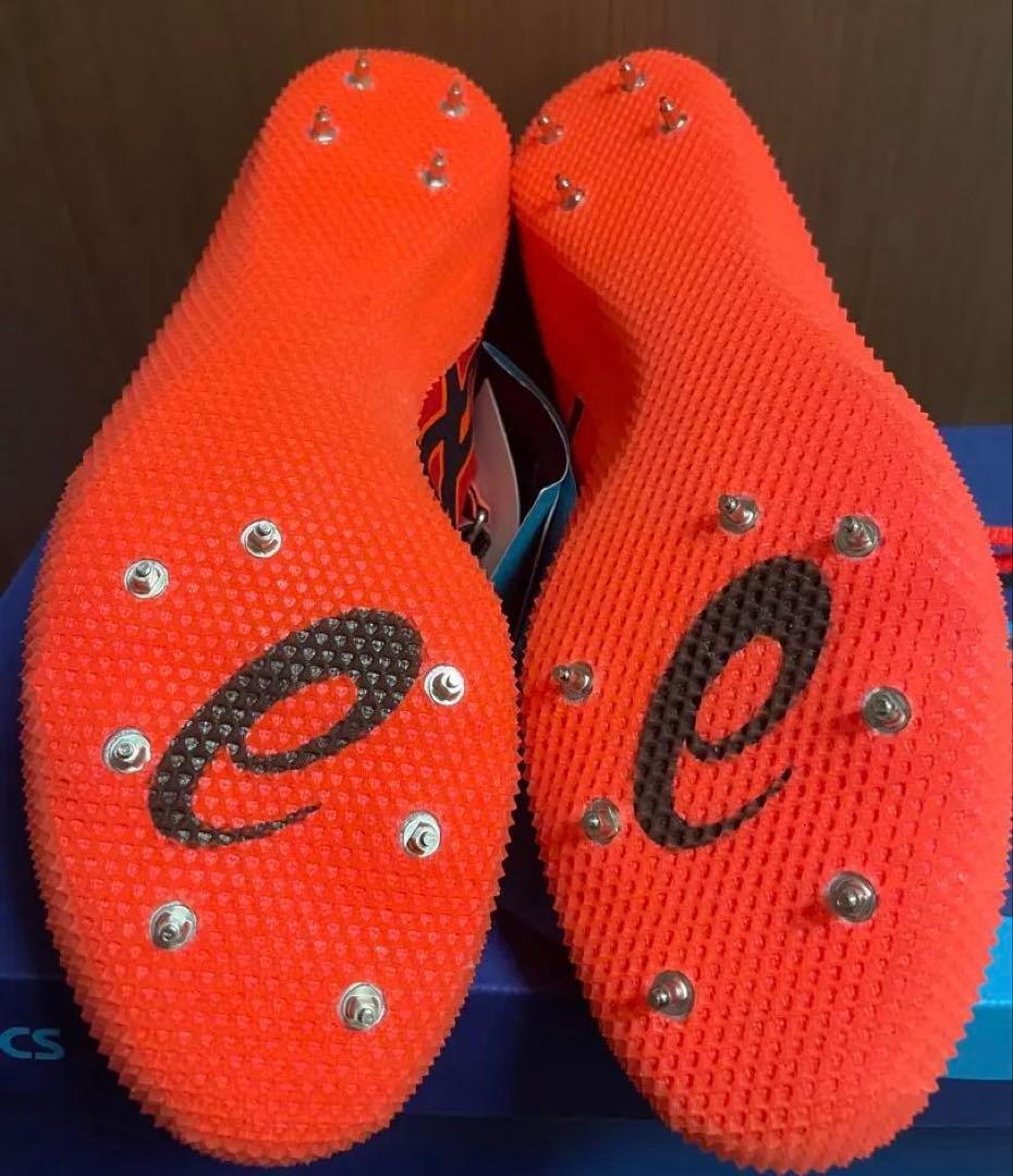 asics ハイジャンププロ2（L）スパイクシューズ オレンジ 27.0 新品