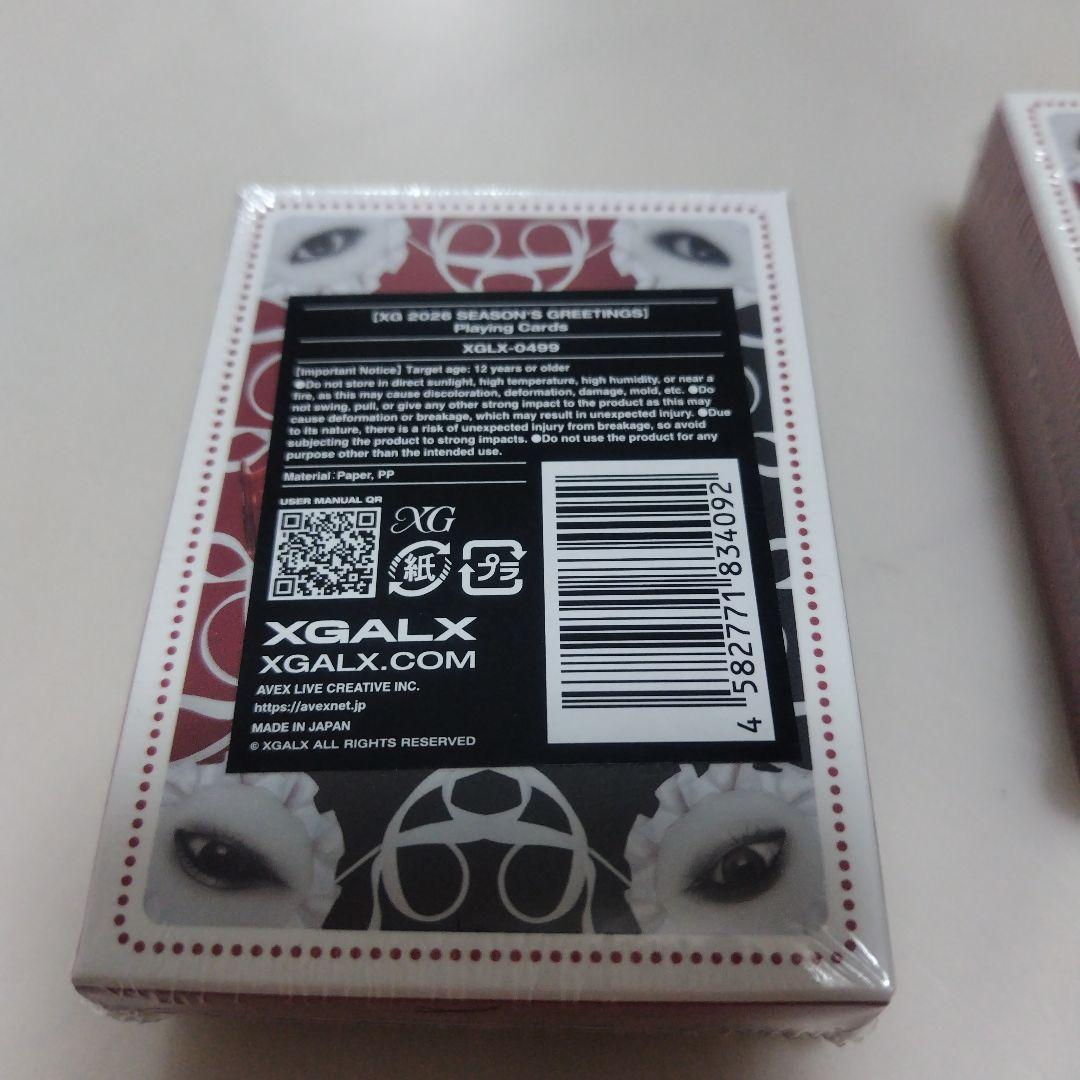 XG 2026 　Playing Cards　トランプ　完売品2個セット