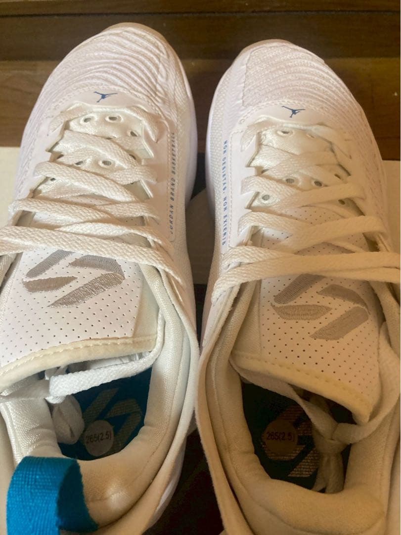 ク*o様 ナイキ ジョーダン ルカ 1 PF ホワイト/ネオ ターコイズ 26.