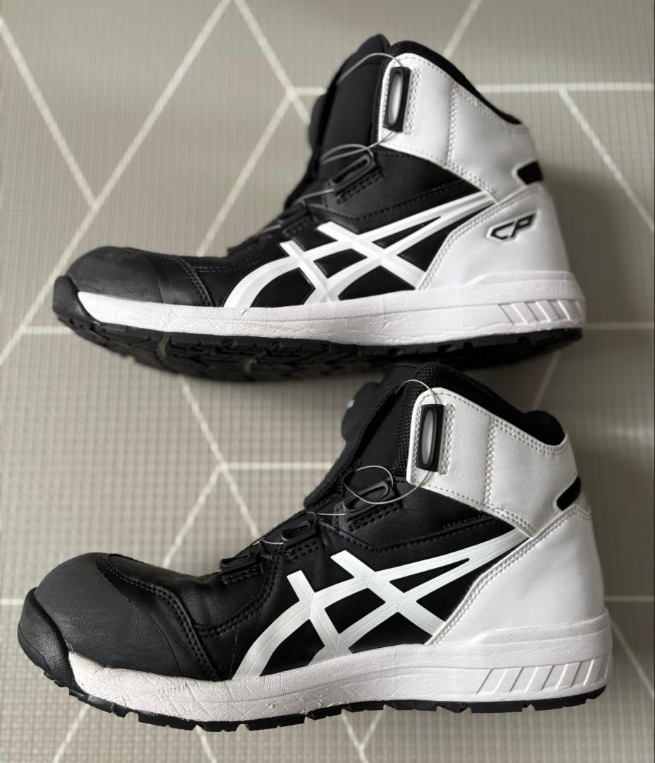 アシックス 安全靴 BOA ウィンジョブ ハイカット CP304 ブラック