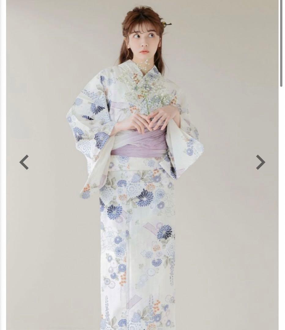 Dita 浴衣 5点セット 浴衣 帯 下駄 着付けマニュアル 腰紐