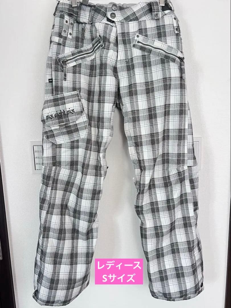 686 six eight six スノーボードウェア　スキーウェア　パンツ　S