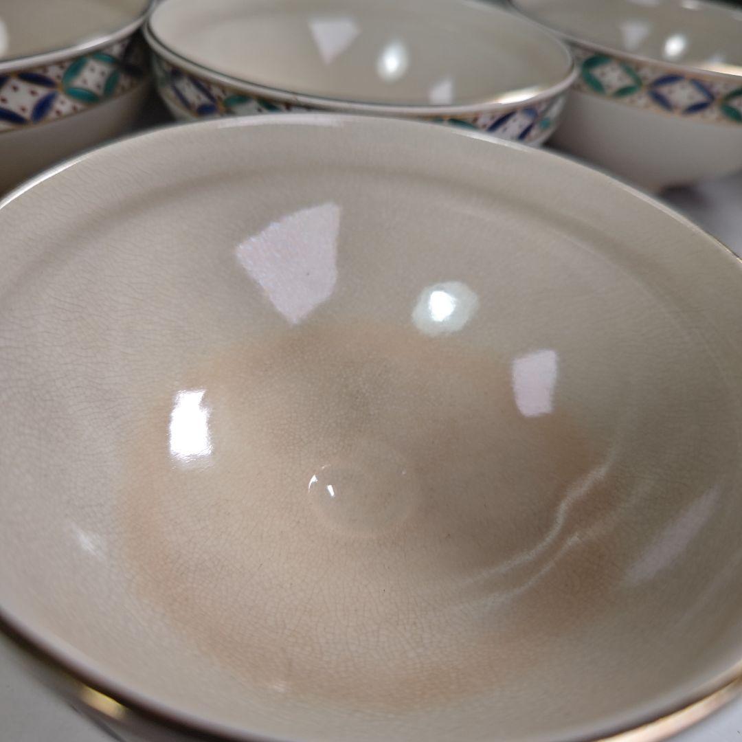 ウ286 数茶碗『平安　手塚桐鳳』『仁清七宝紋　数茶碗　10客　共箱』茶道具